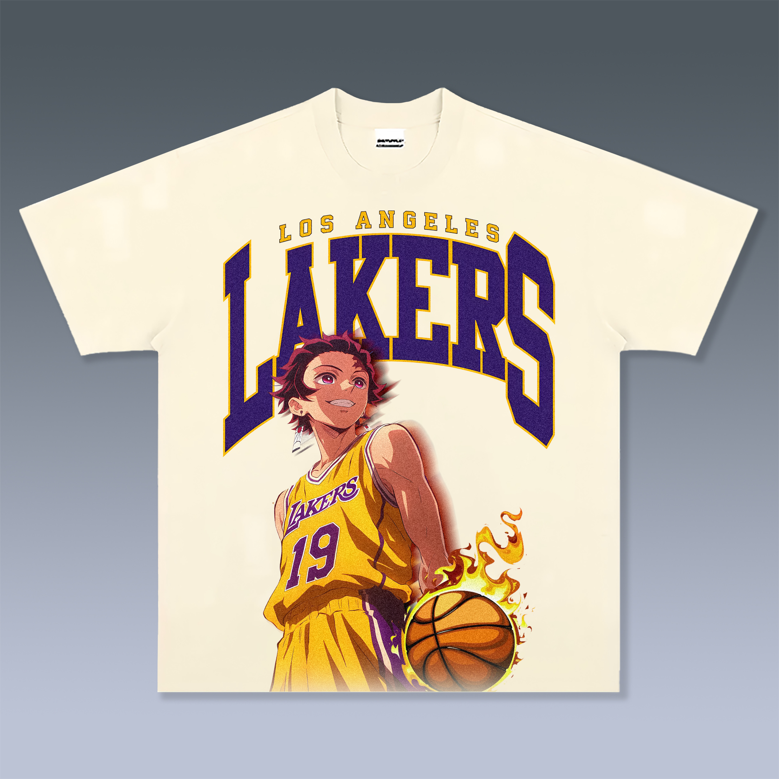 Unisex Vintage Tee丨 Lakers X One Piece Tee