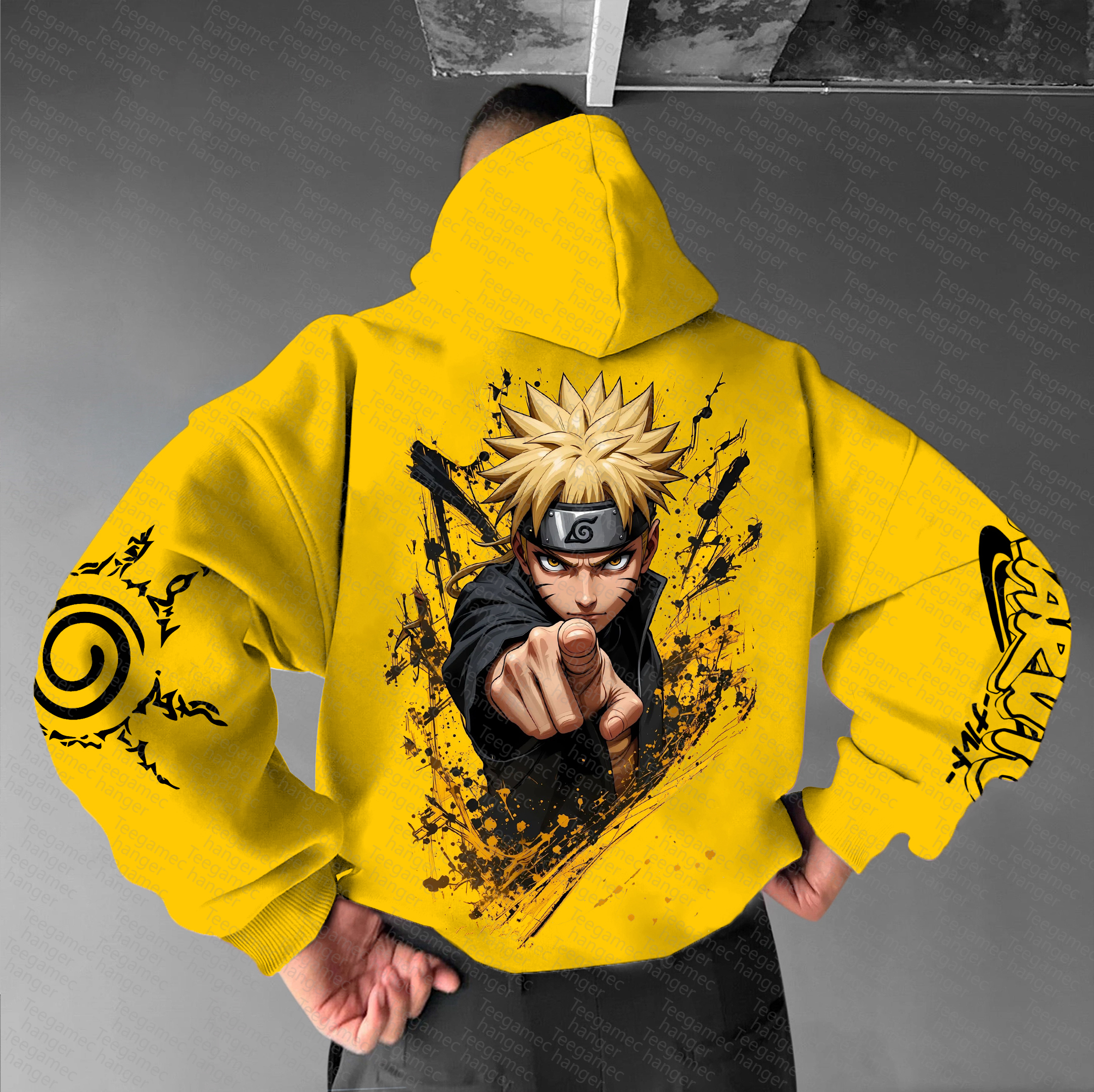 Unisex “NARUTO” Anime Graphic Streetwear Vintage Hoodie