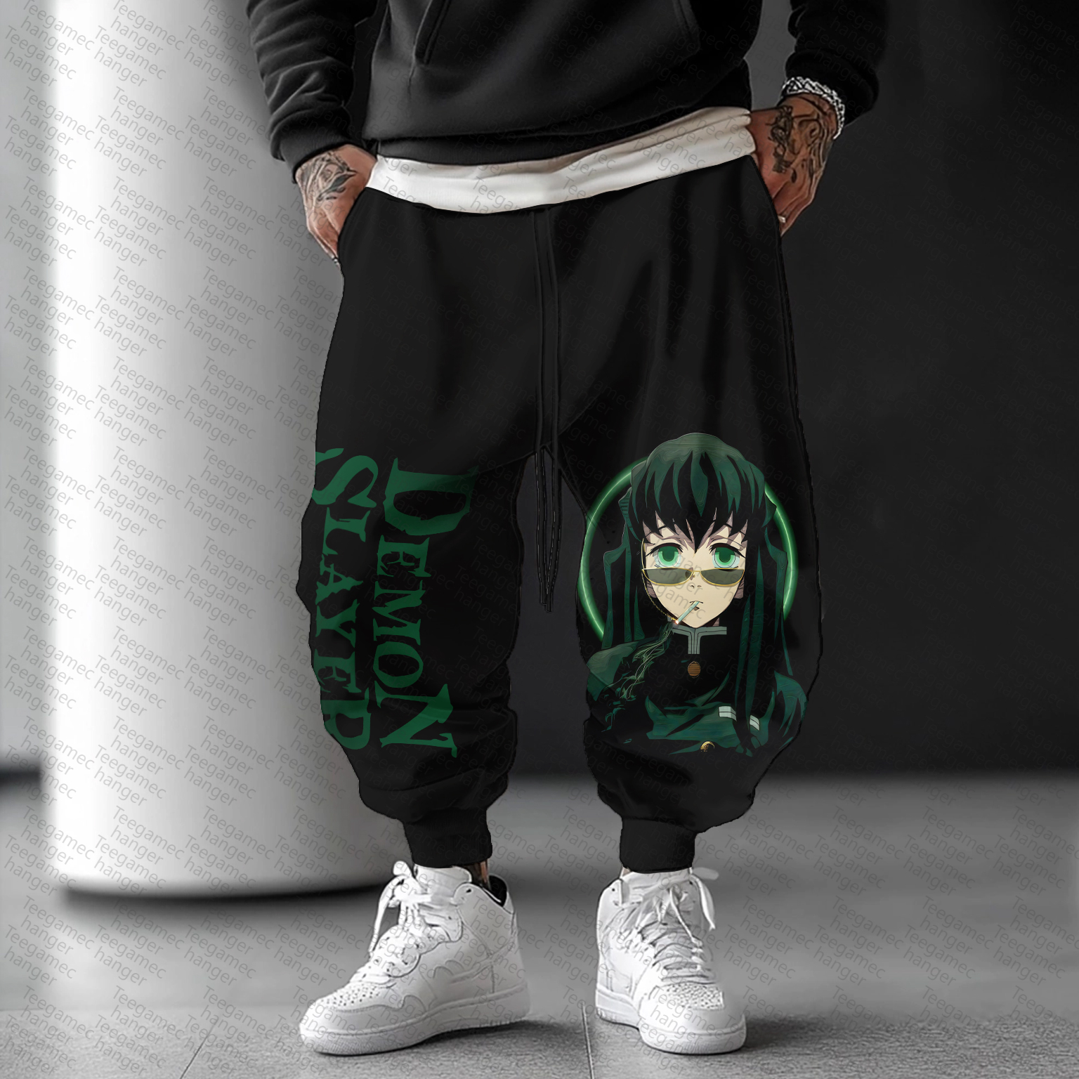 Unisex  Casual Anime Streetwear Pants