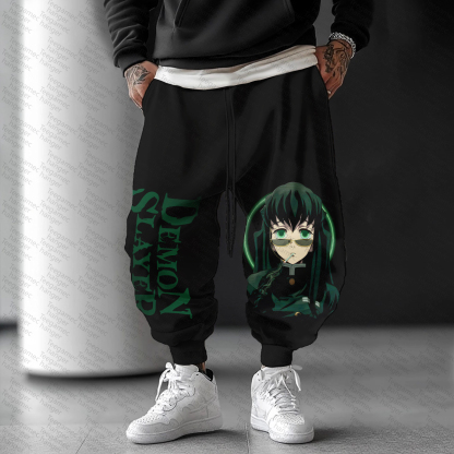 Unisex  Casual Anime Streetwear Pants