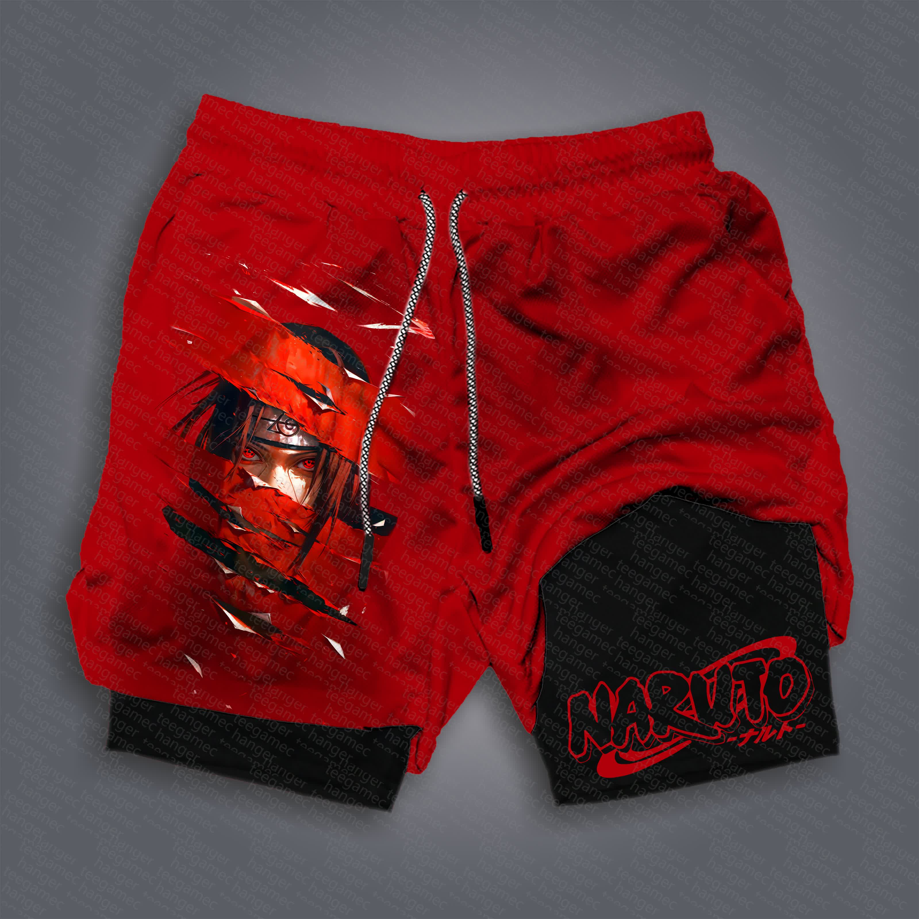 Unisex  “NARUTO” Casual Anime Streetwear Gym Shorts