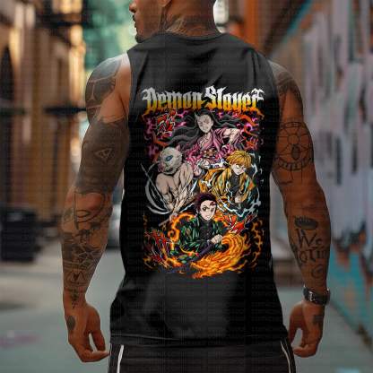 Unisex  “Demon Slayer” Casual Anime  Tank Top
