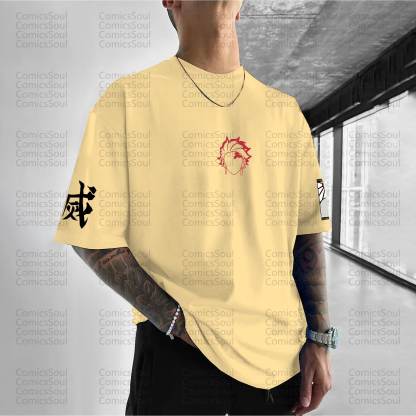 Unisex Anime Inspired Vintage T-Shirt丨Demon Slayer