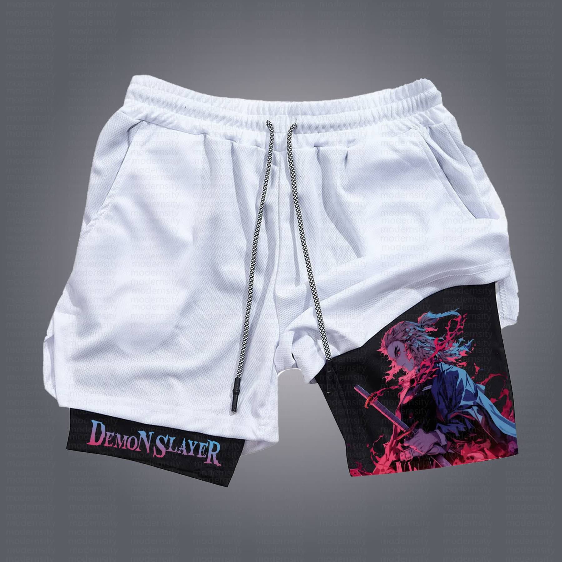 Unisex Casual Anime Streetwear Shorts 丨Demon Slayer X Pokémon