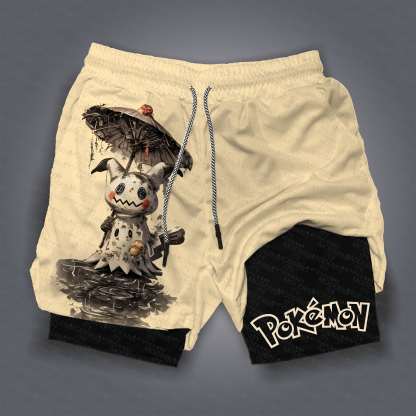 Unisex  “Pokémon” Casual Anime Streetwear Shorts