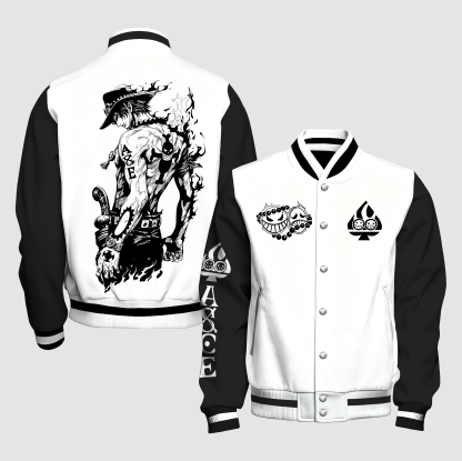 Unisex Vintage Anime Graphic Jacket