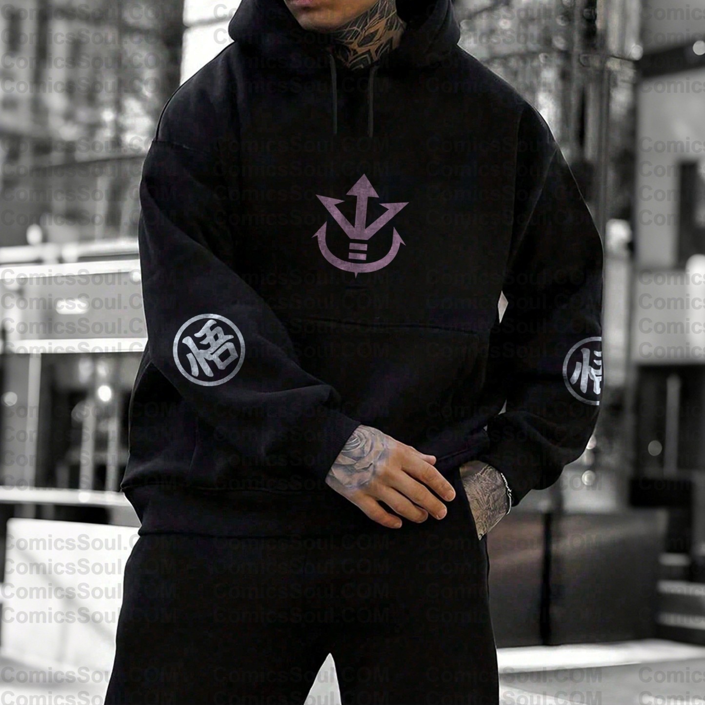 Unisex Anime Graphic Streetwear Vintage Hoodie