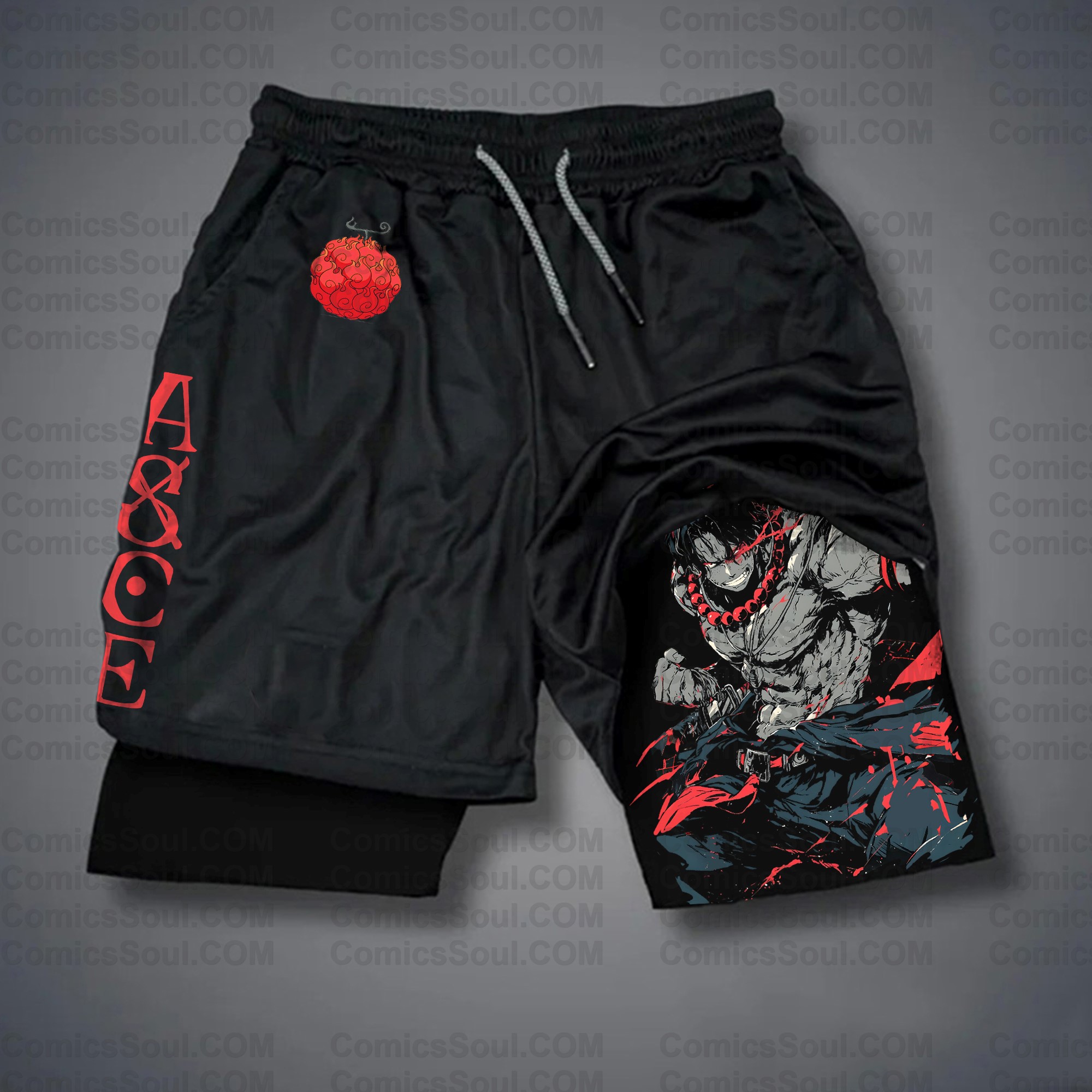 Unisex One Piece Anime Shorts