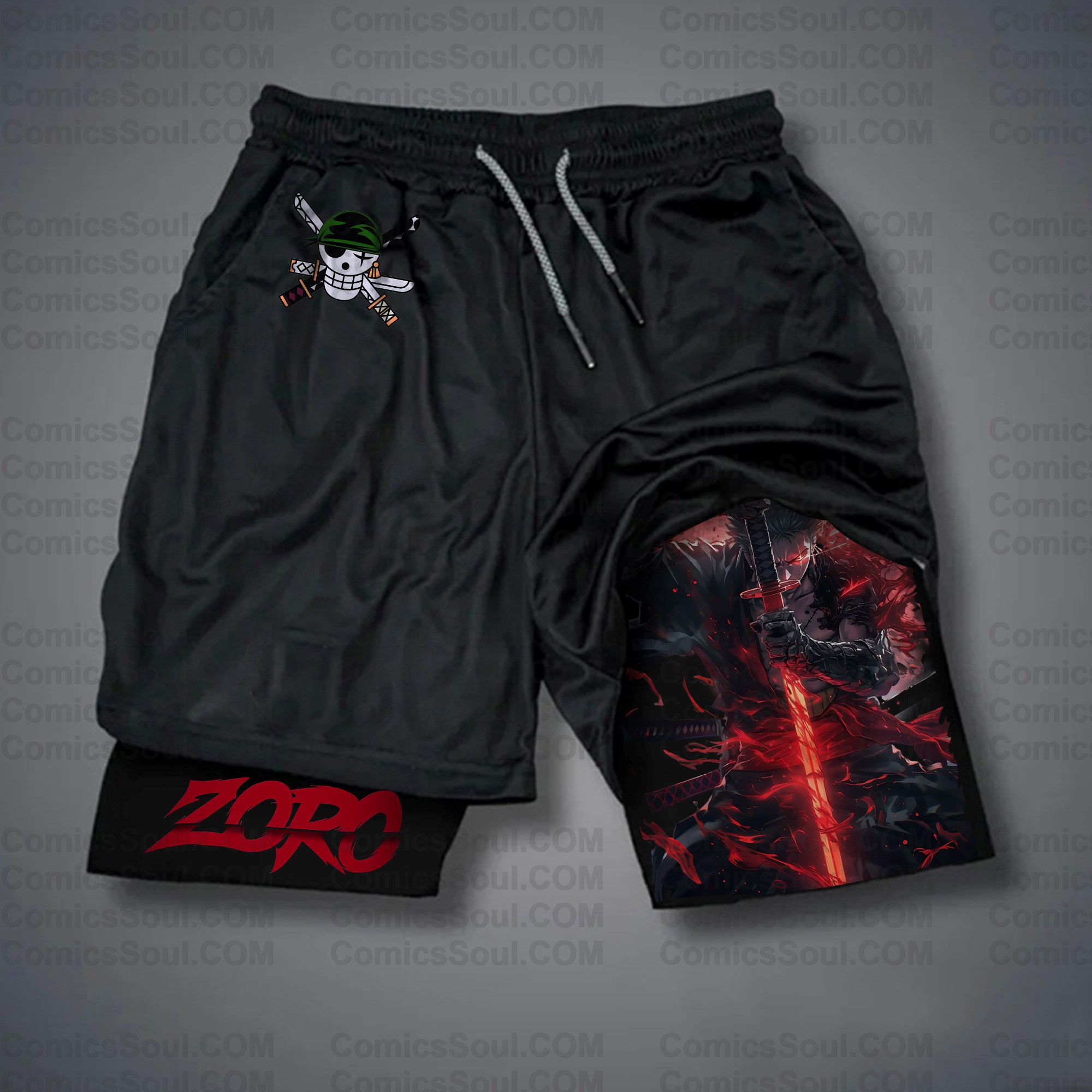 Unisex One Piece Anime Shorts