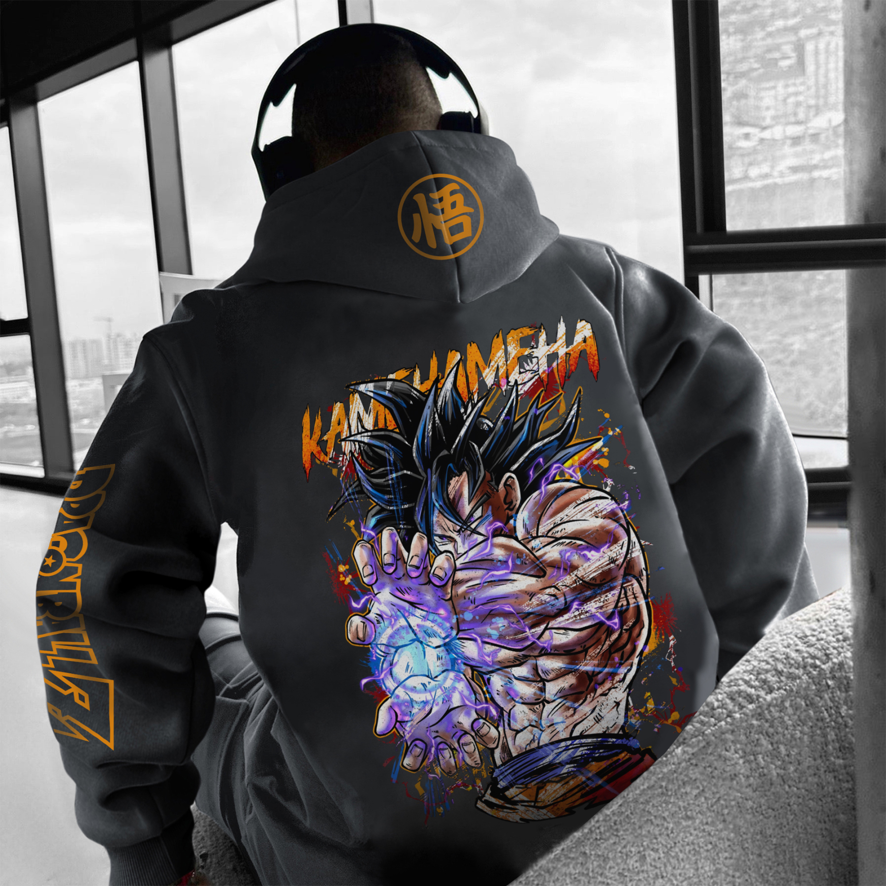 Unisex Oversized Anime Print Hoodie | One Piece