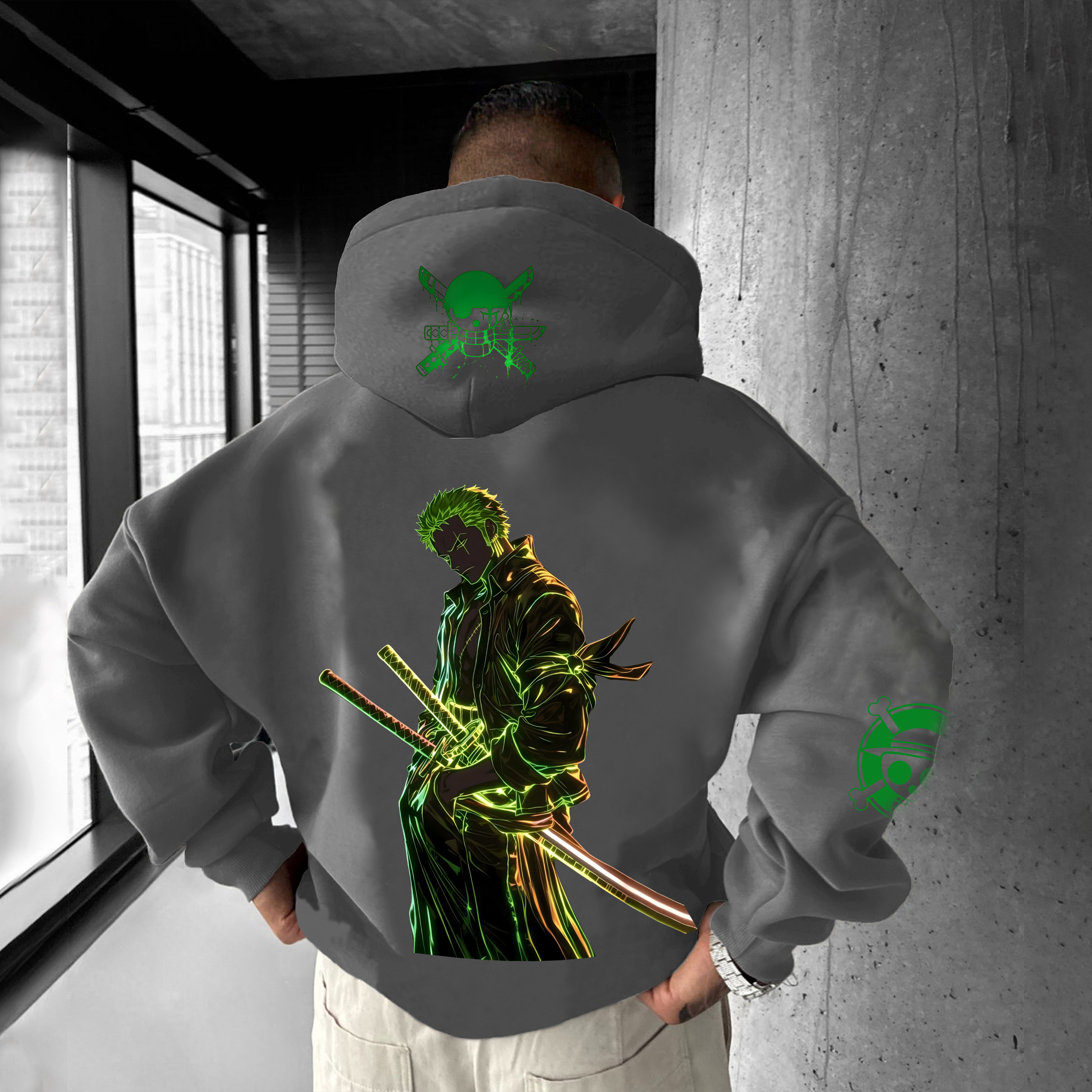 Unisex Anime Graphic Streetwear Vintage Hoodie