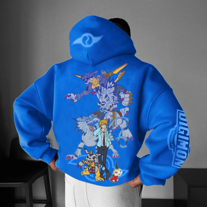 Unisex “Digimon” Anime Style Retro Hoodie