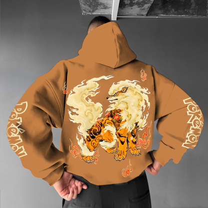 Unisex “Pokémon” Anime Graphic Streetwear Vintage Hoodie