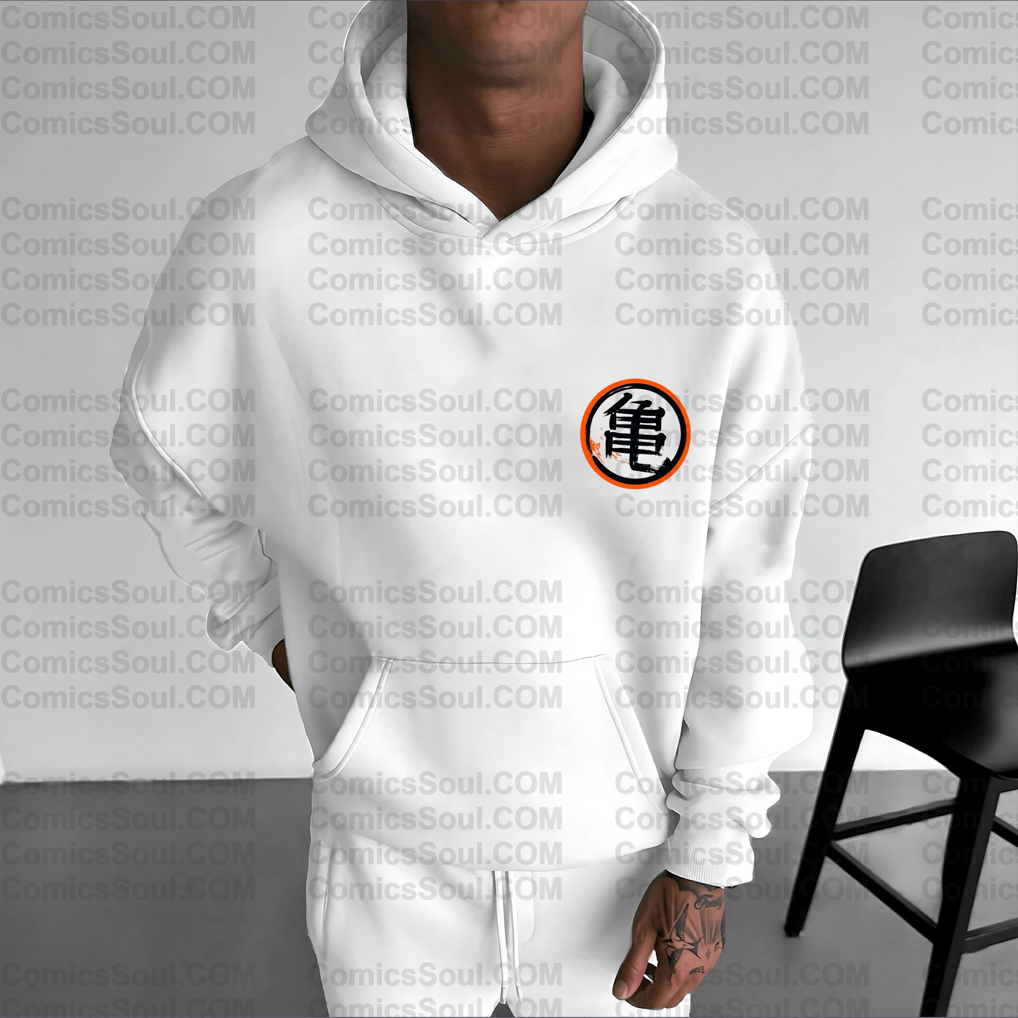 Plus Velvet Unisex Anime Graphic Streetwear Vintage Hoodie