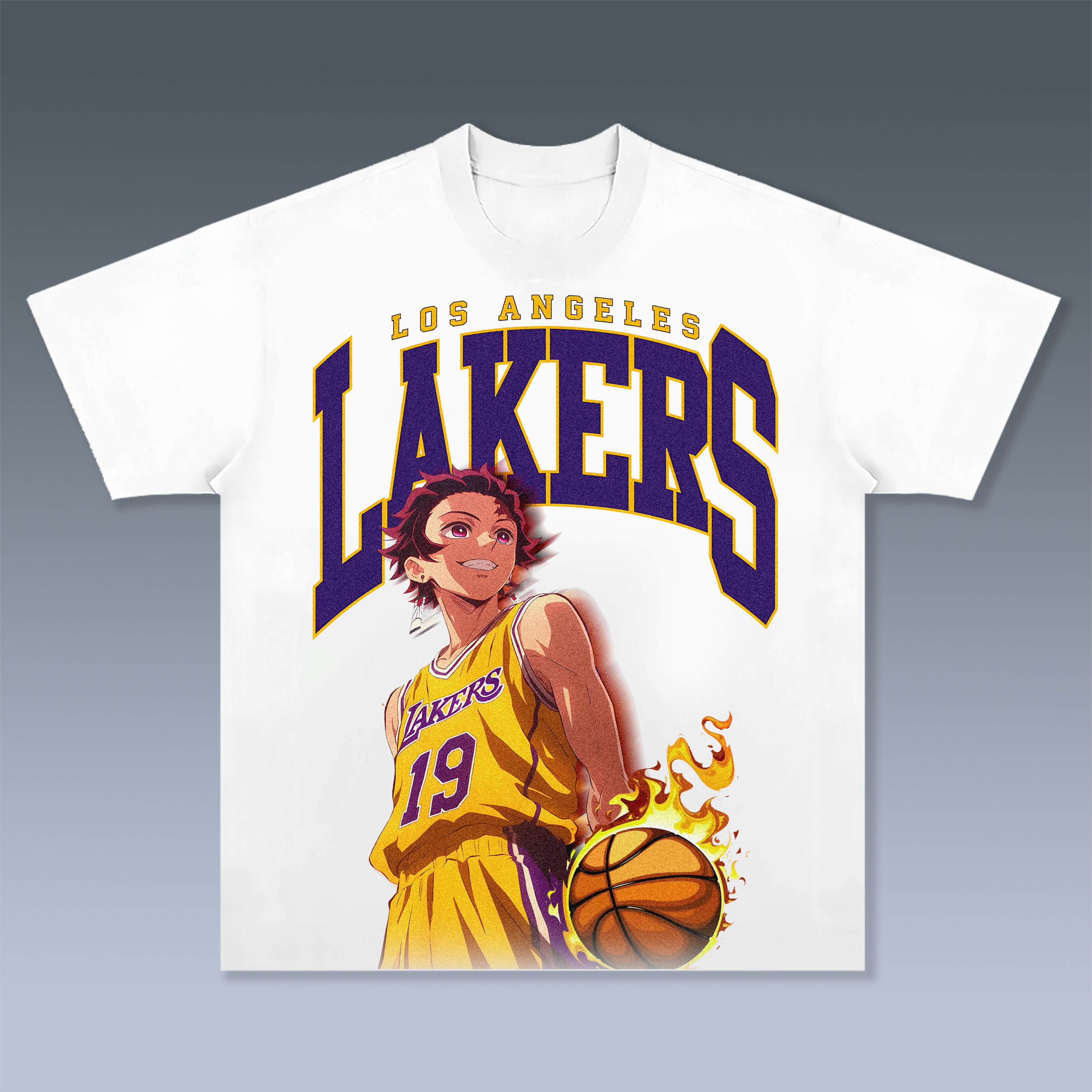Unisex Vintage Tee丨 Lakers X One Piece Tee