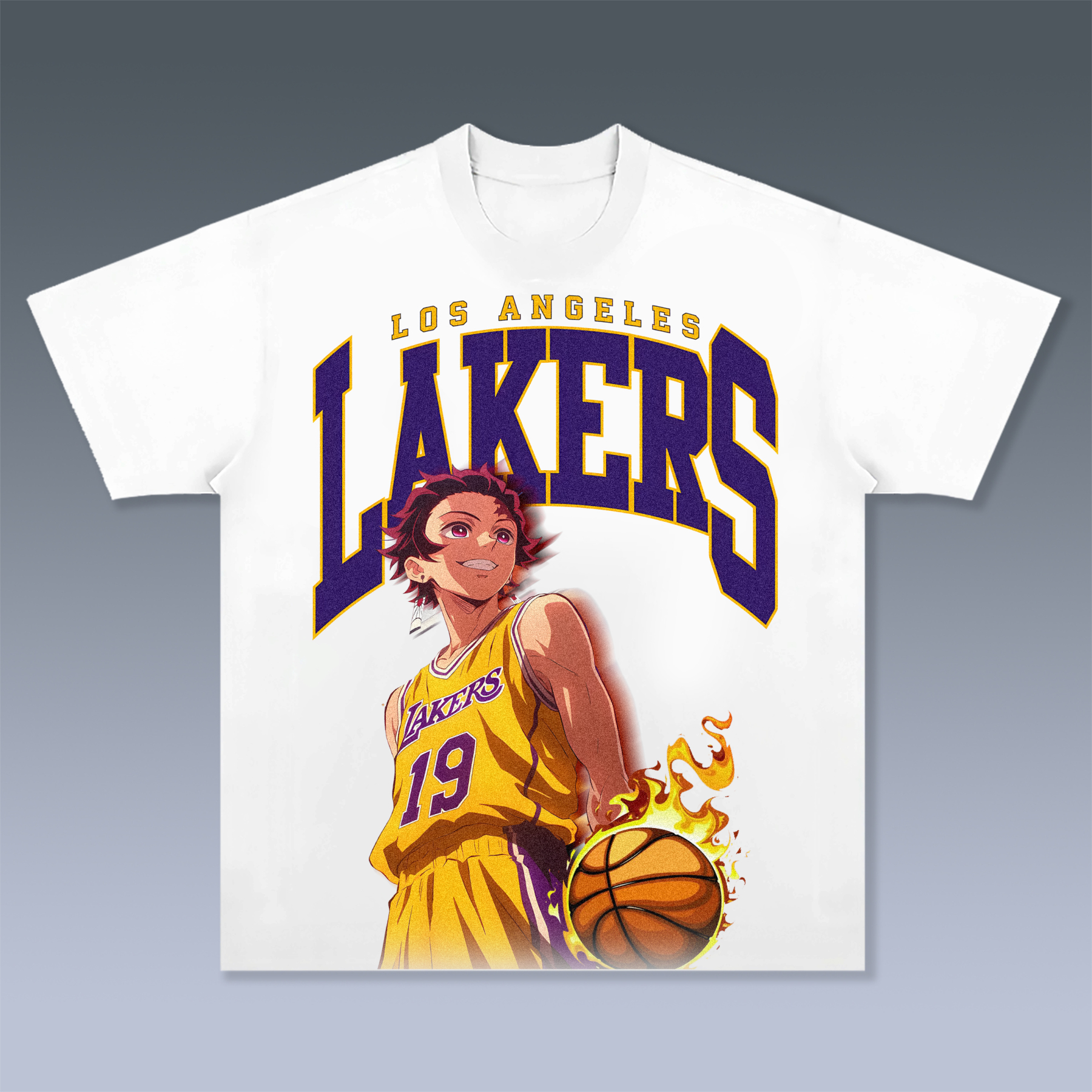 Unisex Vintage Tee丨 Lakers X One Piece Tee