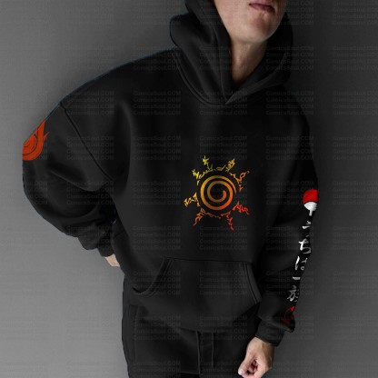 Unisex Graphic Streetwear Vintage Plush Hoodie