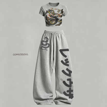 Pokémon T-Shirt  & Elasticated Trousers Two-Piece Set