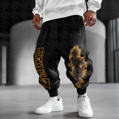 Unisex  Casual  Streetwear Pants