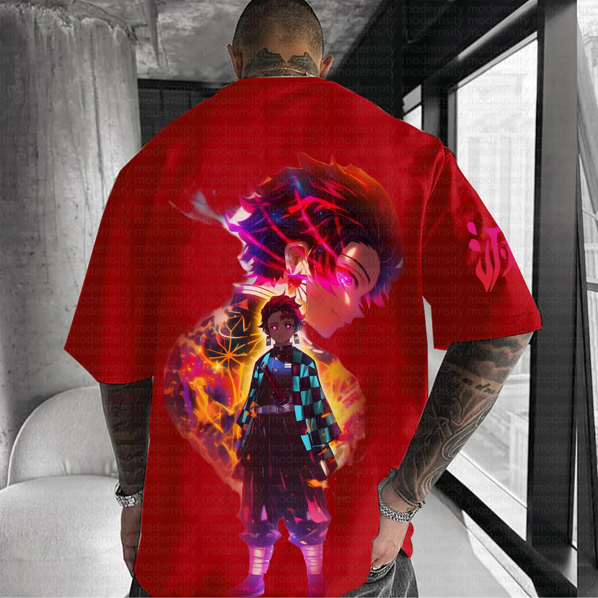 Unisex Anime Inspired Vintage T-Shirt丨Demon Slayer