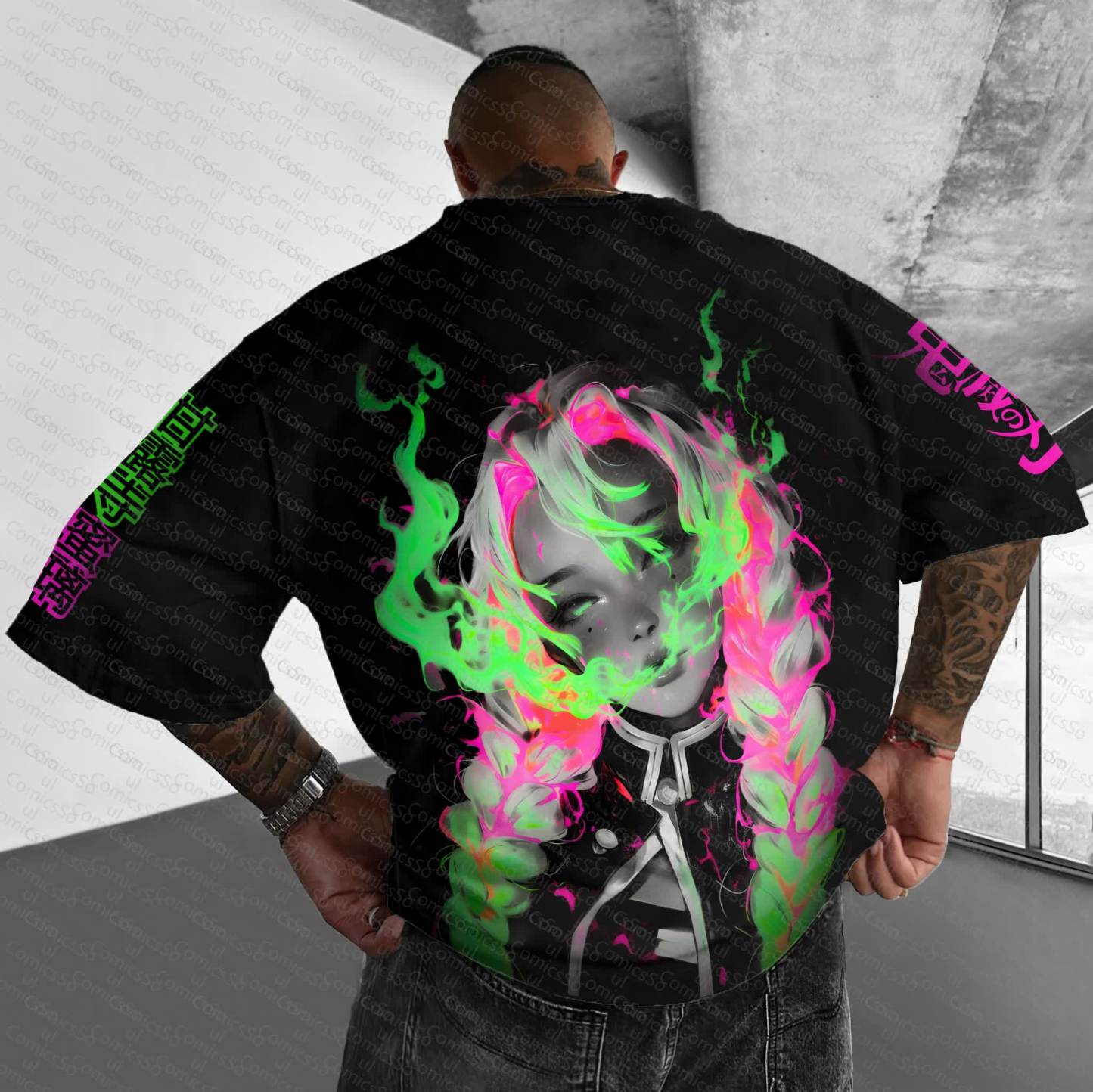 Unisex Anime Inspired Vintage T-Shirt