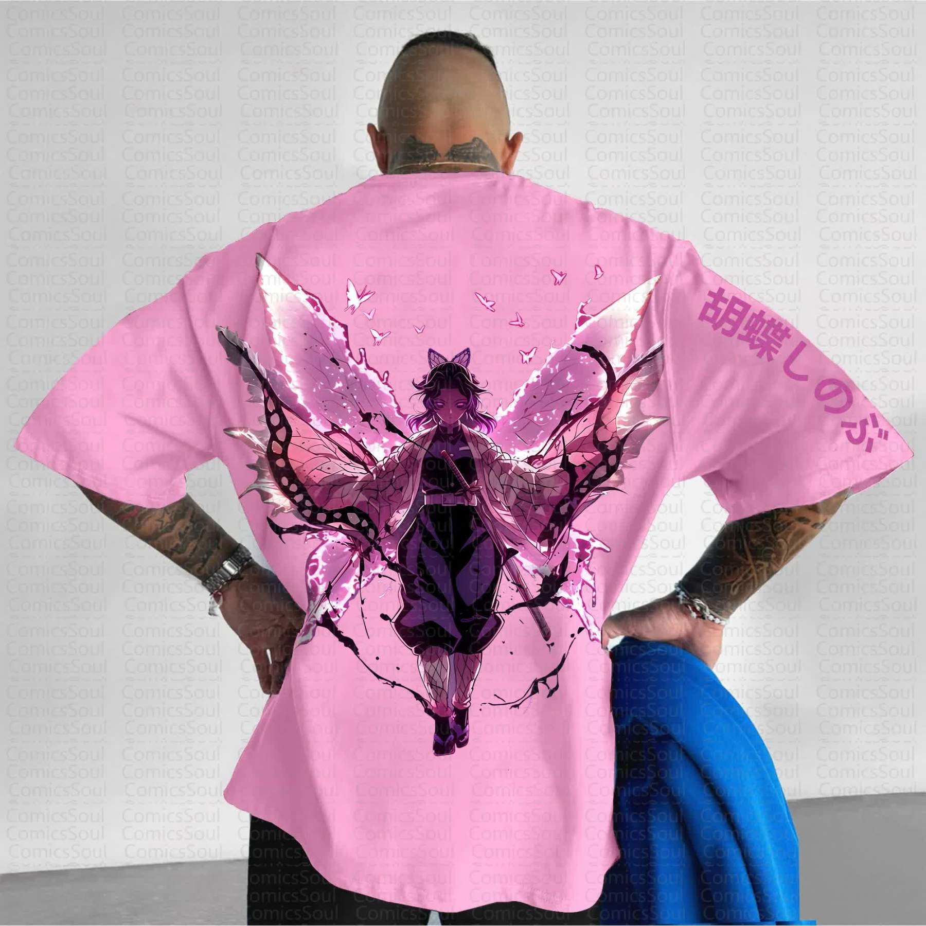 Unisex Anime Inspired Vintage T-Shirt丨Demon Slayer X Pokémon