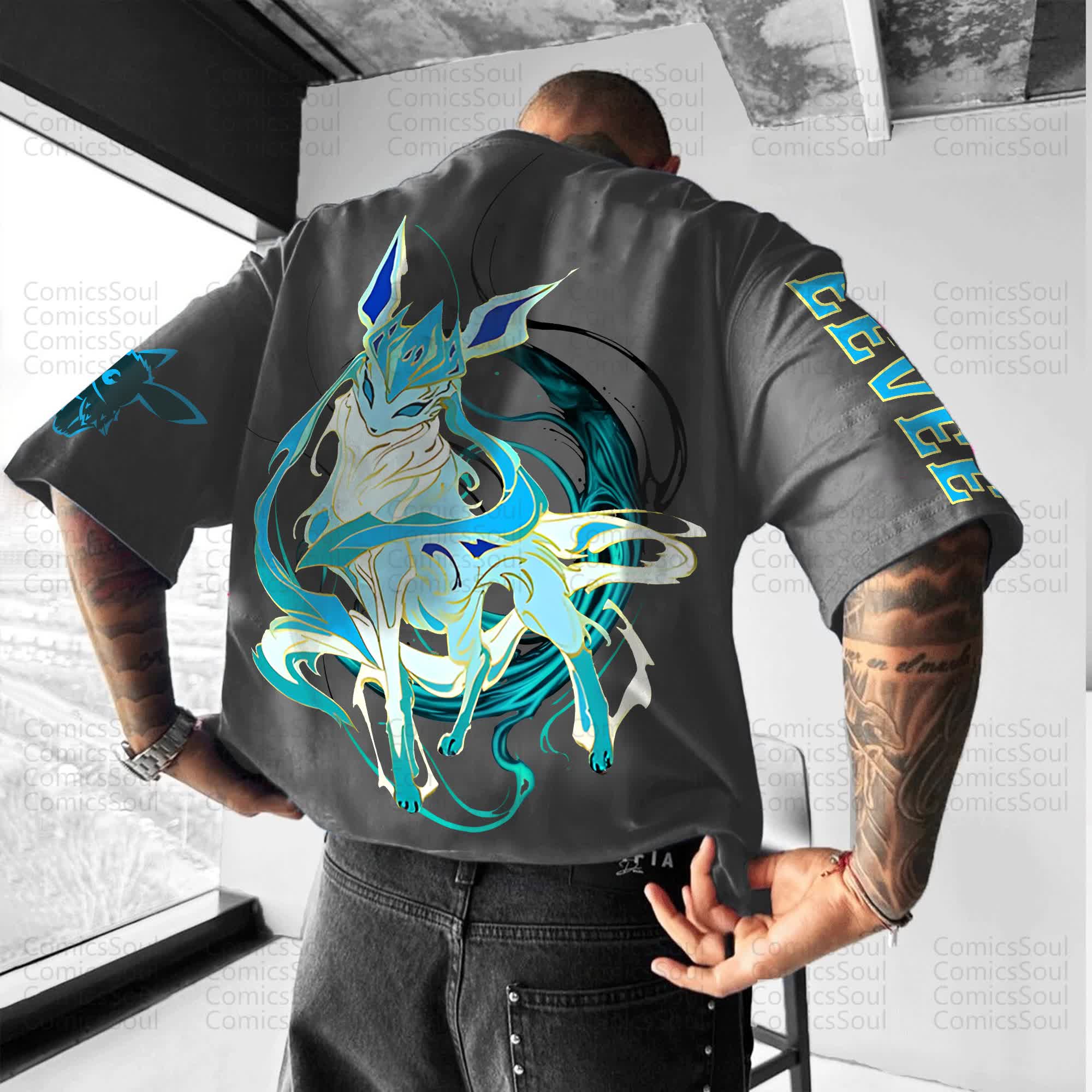 Unisex Anime Inspired Vintage T-Shirt丨Pokémon