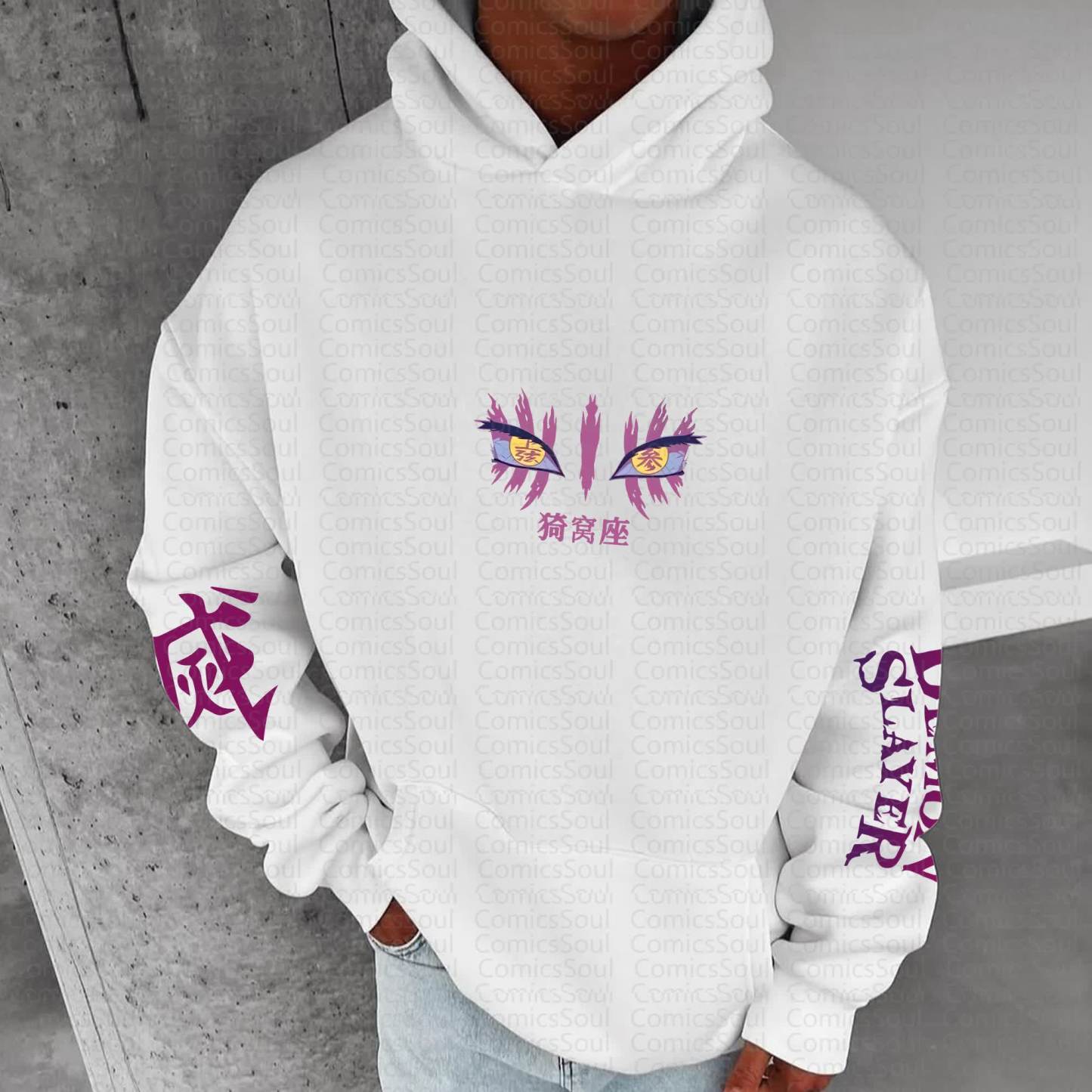 Unisex Anime Graphic Streetwear Vintage Hoodie丨Demon Slayer