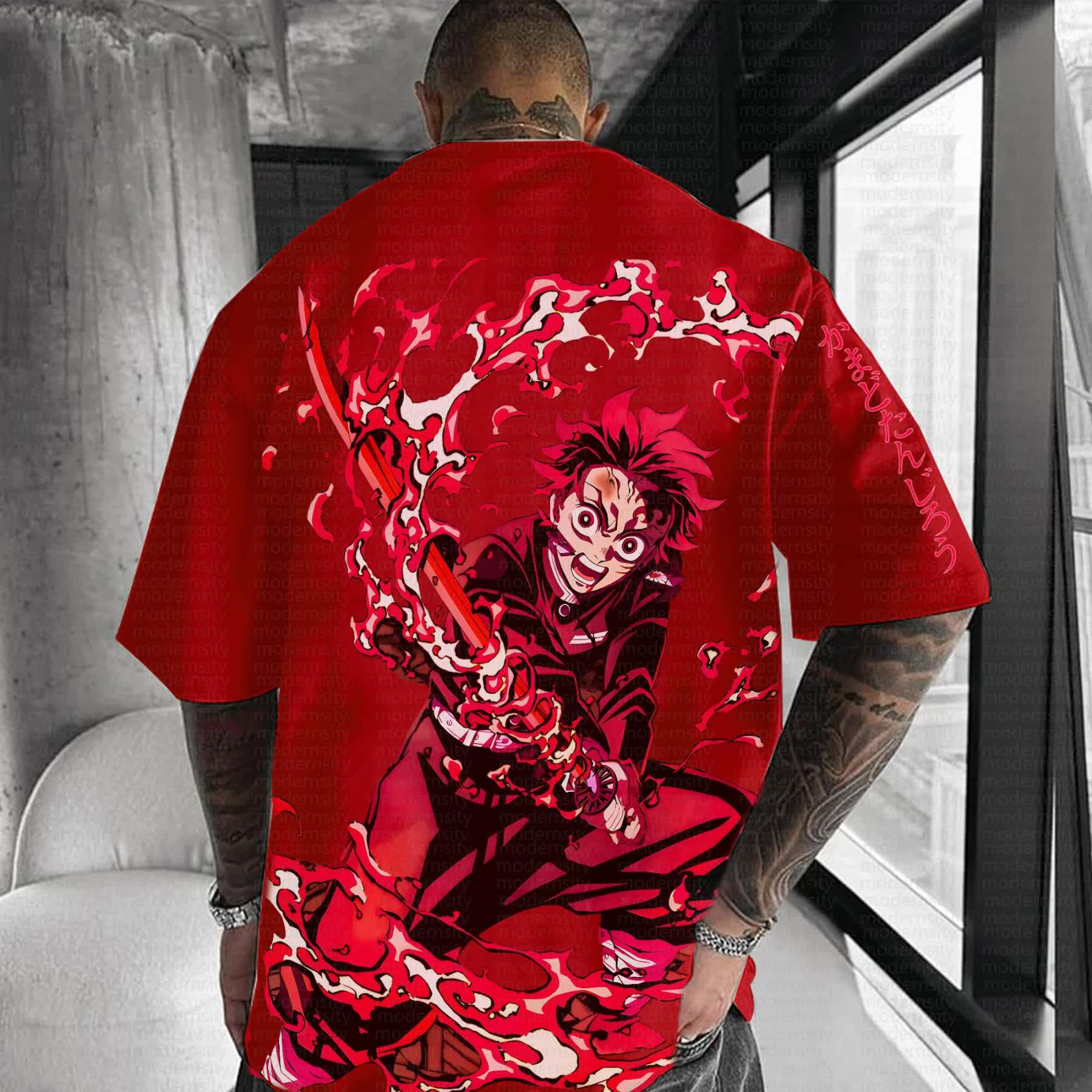 Unisex Anime Inspired Vintage T-Shirt丨Demon Slayer X Pokémon