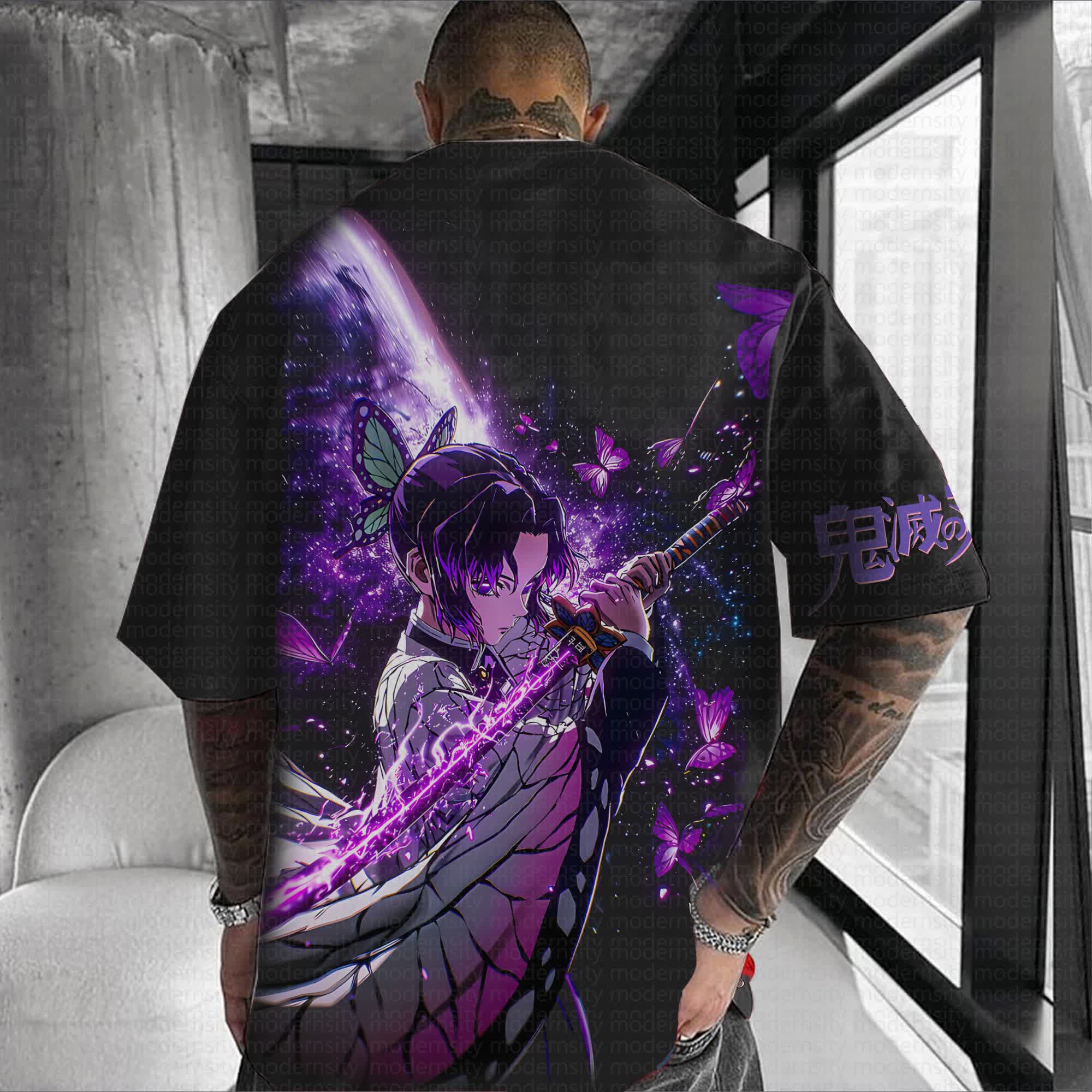 Unisex Anime Inspired Vintage T-Shirt丨Demon Slayer