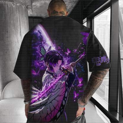 Unisex Anime Inspired Vintage T-Shirt丨Demon Slayer