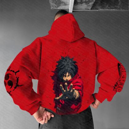 Unisex “NARUTO” Anime Graphic Streetwear Vintage Hoodie