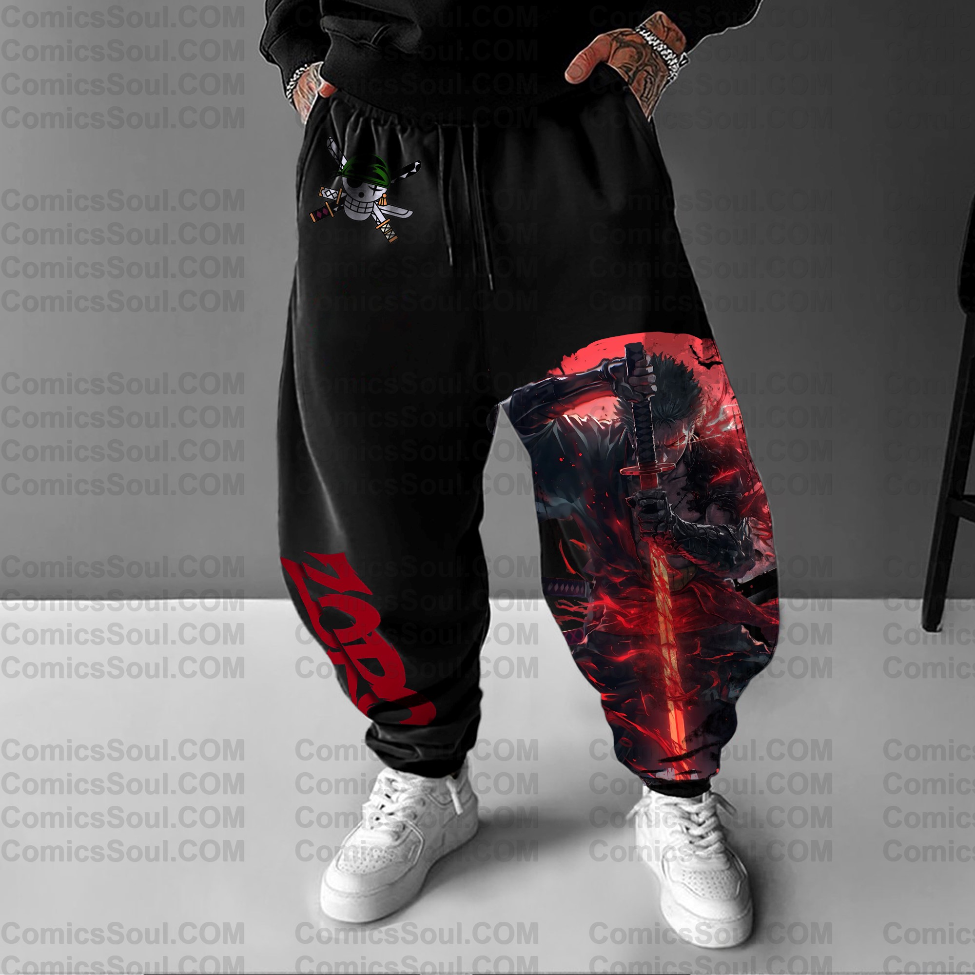 Unisex Anime Printed Gift Oversized Harem Pants