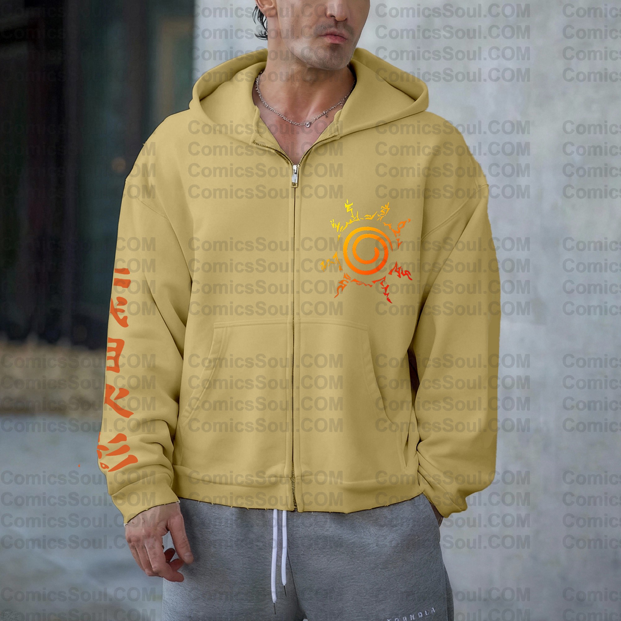 Unisex Graphic Streetwear Vintage Zipper Cardigan Plush Hoodie