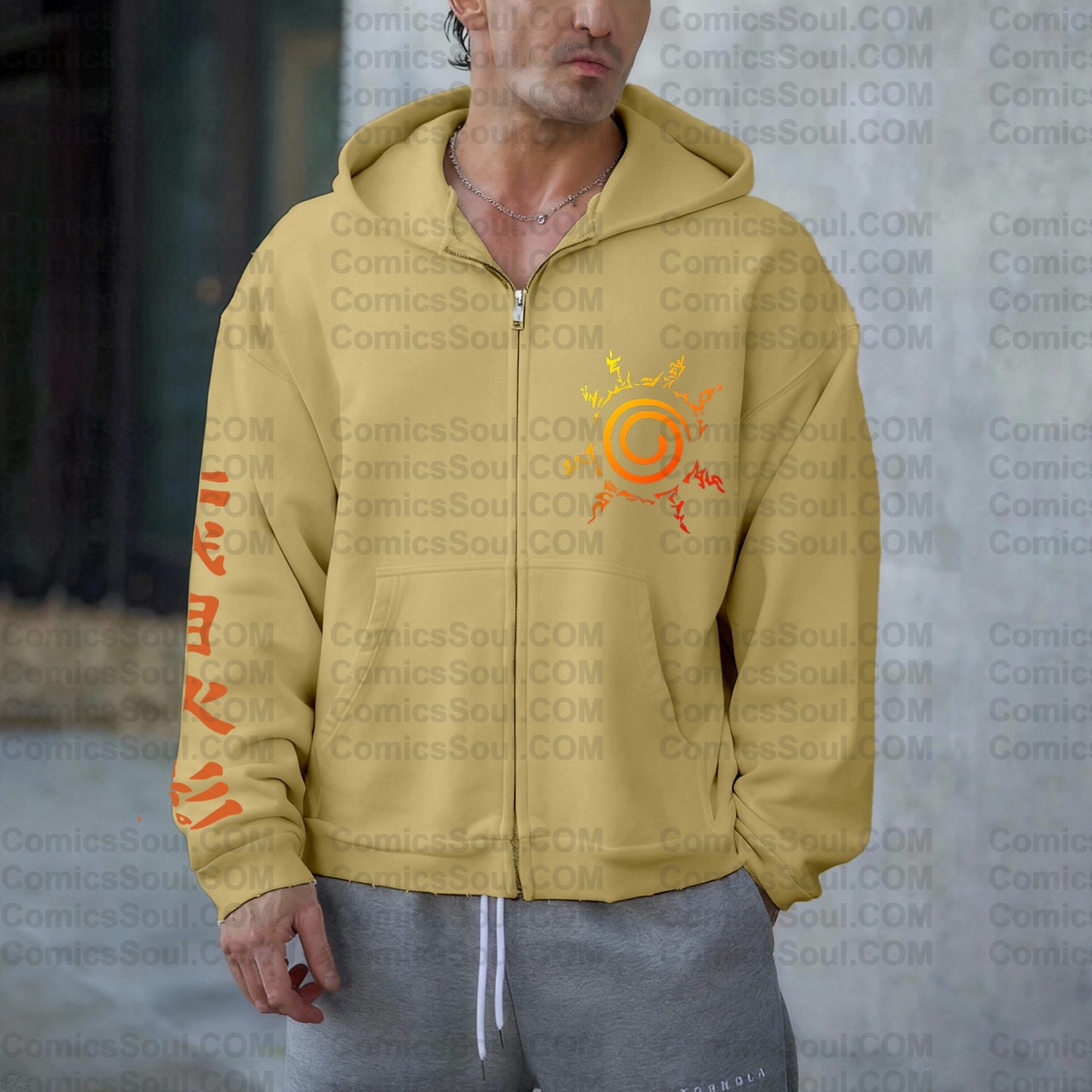 Unisex Graphic Streetwear Vintage Zipper Cardigan Plush Hoodie