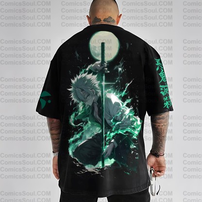 Unisex  " Demon slayer " Anime Inspired Vintage T-Shirt