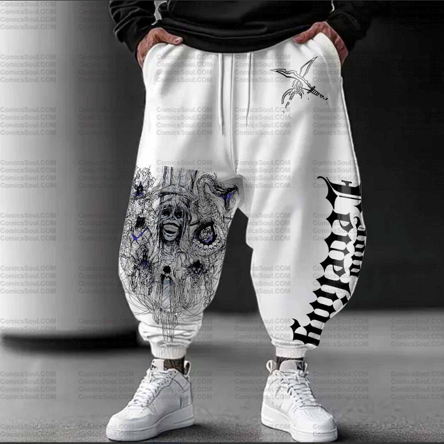 Unisex Anime Inspired Vintage Plush Pants