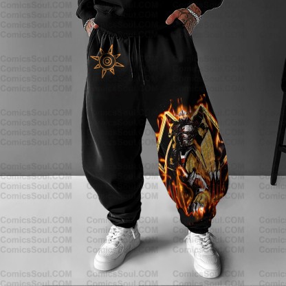 Unisex Casual Anime Streetwear Pants