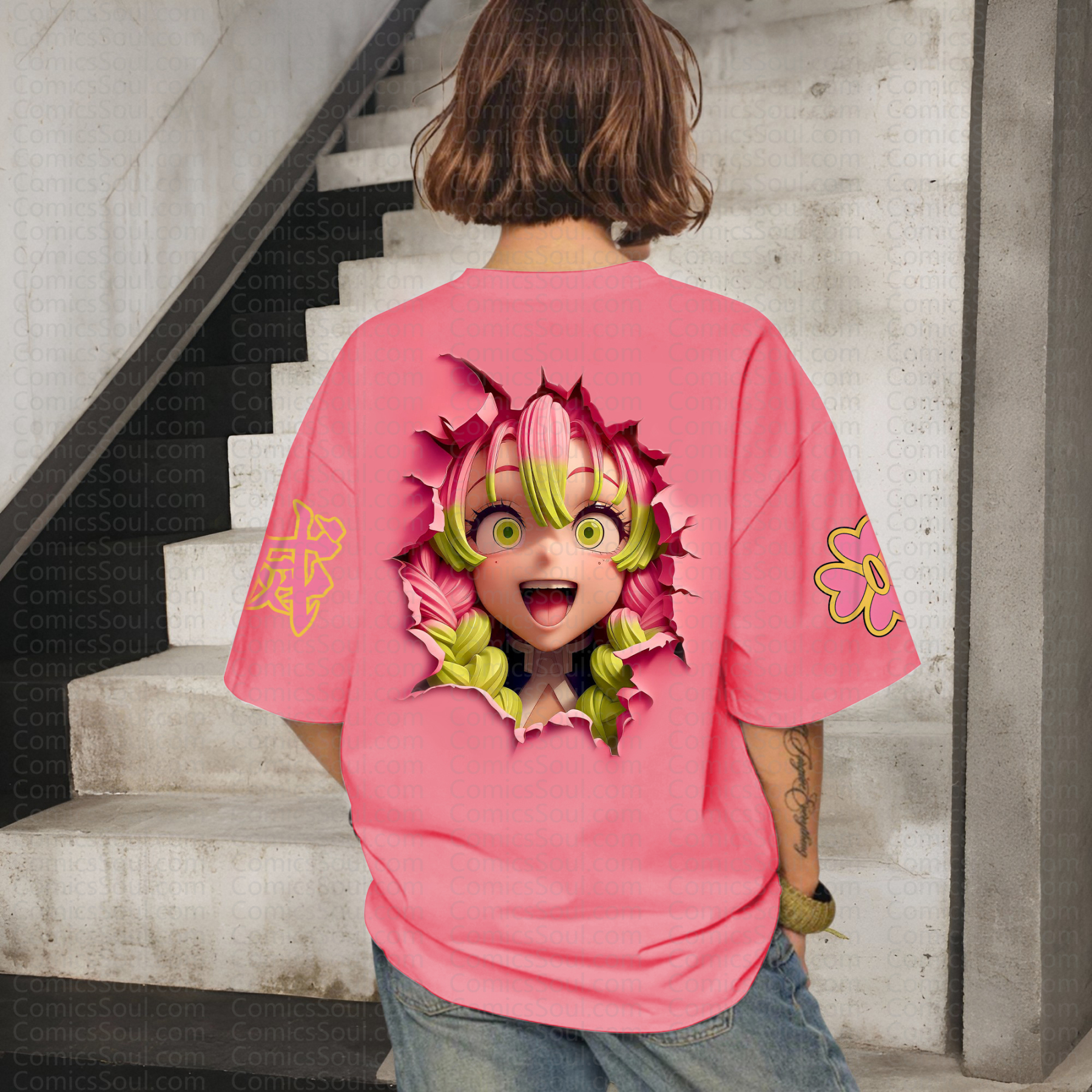 "Demon Slayer" Anime Inspired Vintage T-Shirt