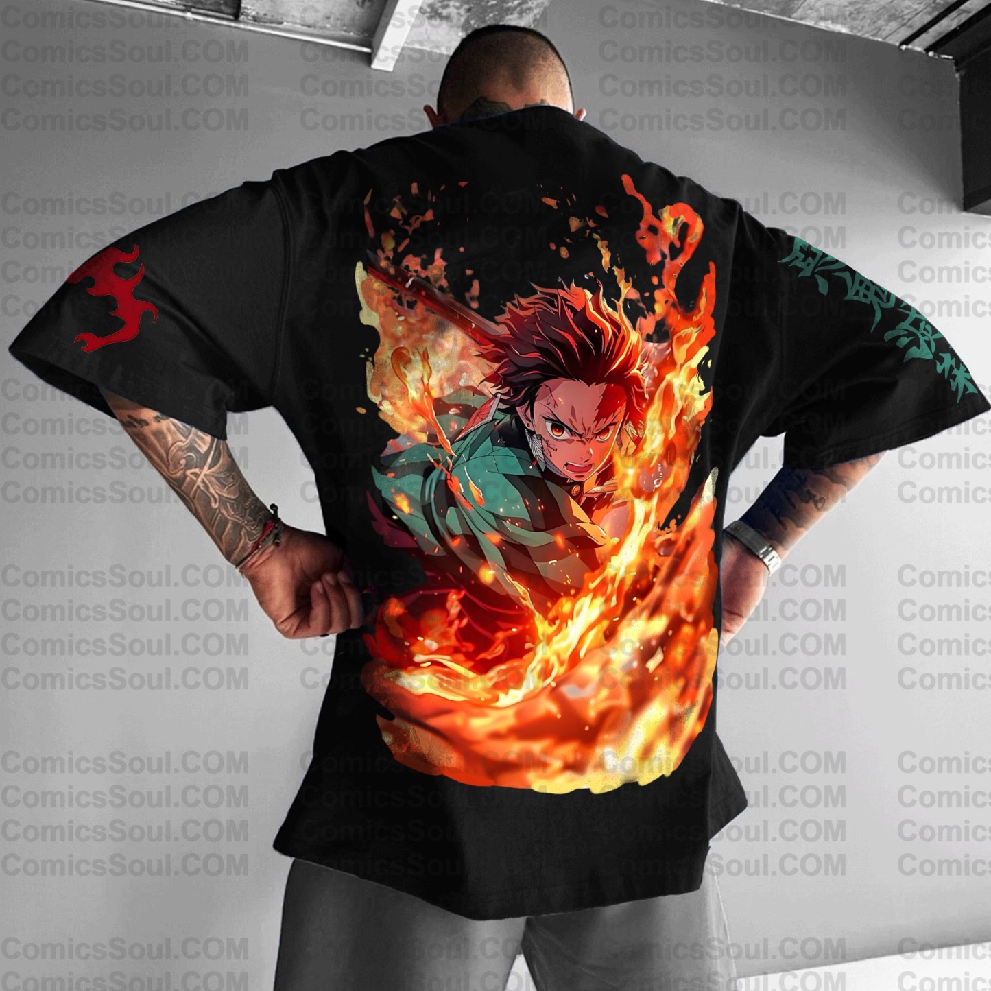 Unisex Anime Inspired Vintage T-Shirt | Demon slayer
