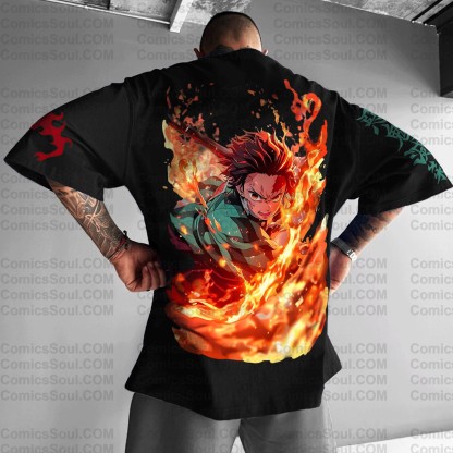 Unisex Anime Inspired Vintage T-Shirt| KNY