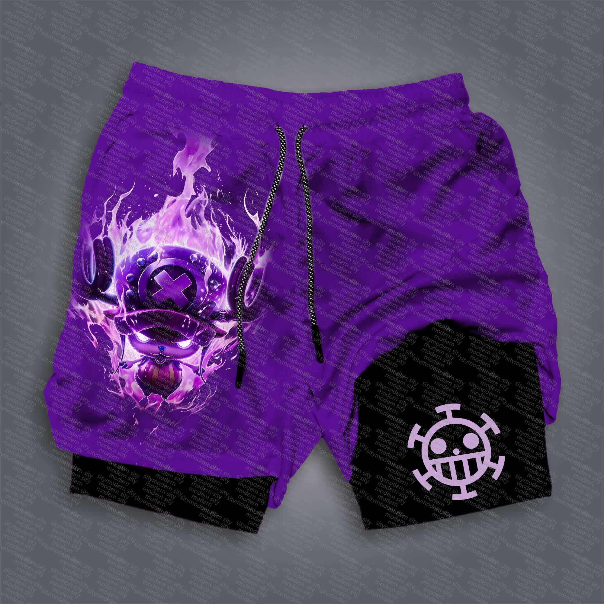 Unisex Casual Anime Streetwear Shorts | One Piece