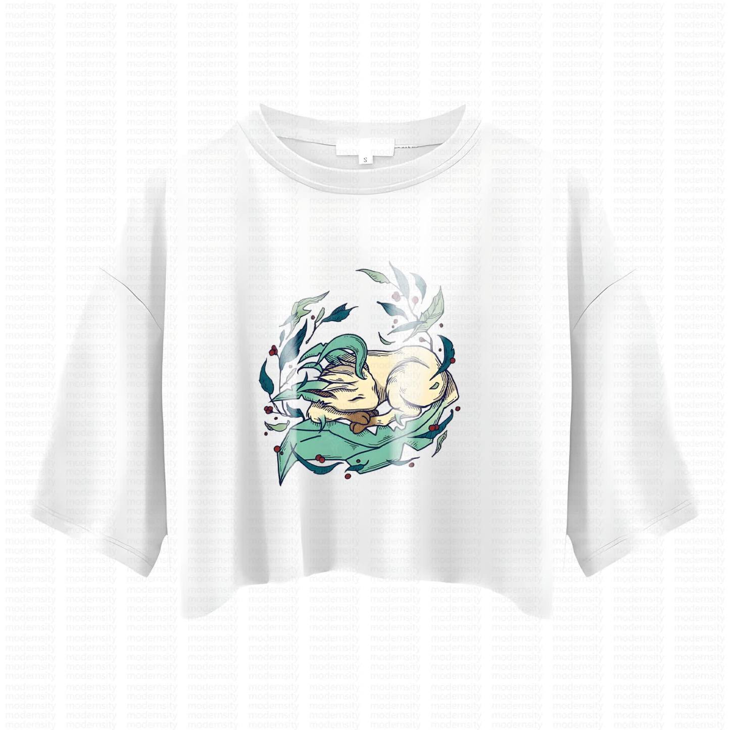 Cute and playful "Pokémon" summer women's cropped top