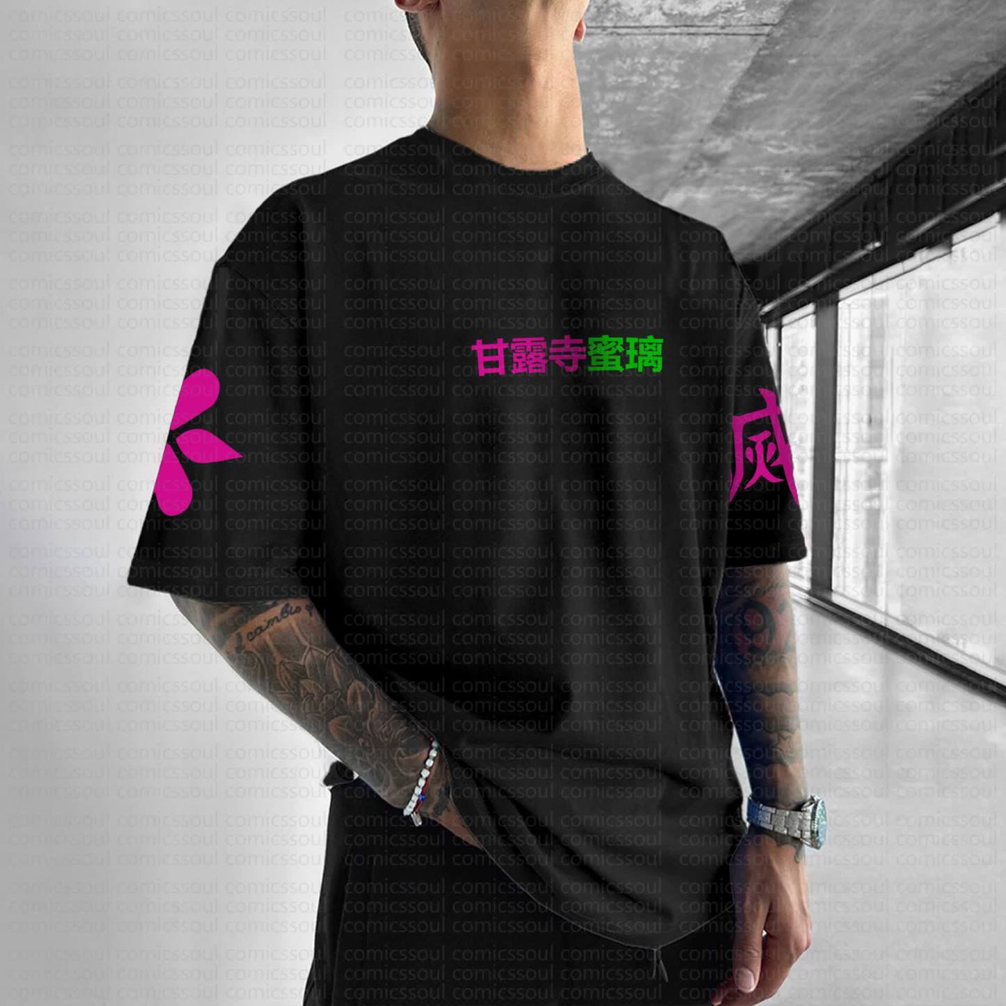 Unisex Anime Inspired Vintage T-Shirt丨Demon Slayer