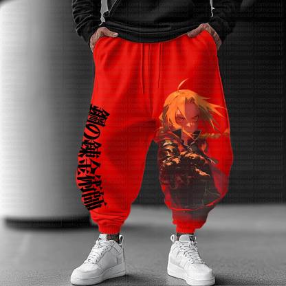 Unisex Anime Inspired Vintage Pants丨Fullmetal Alchemist
