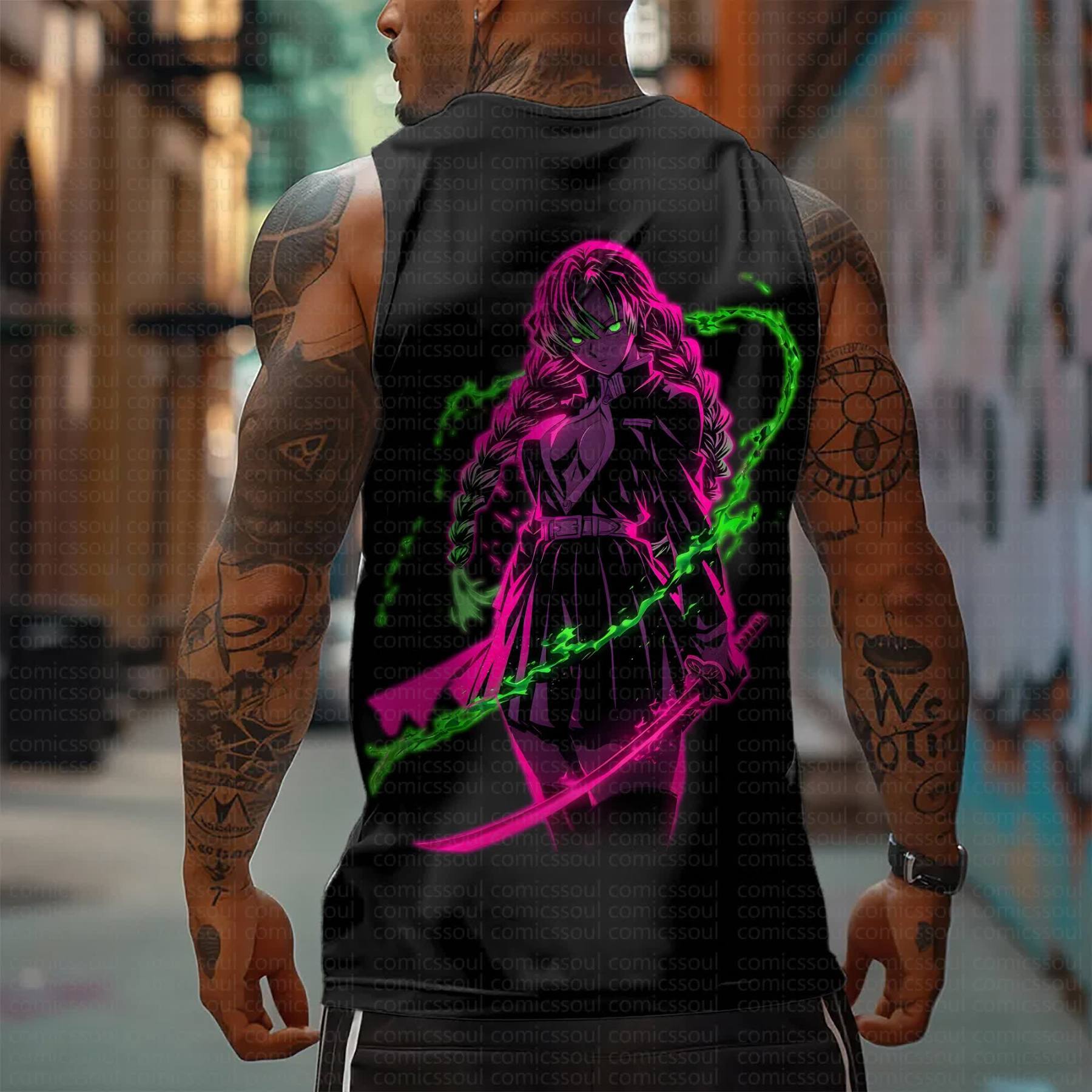 Unisex “Demon Slayer” Casual Anime Tank Top