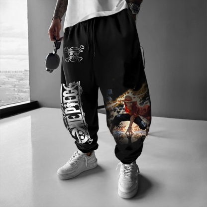 Unisex Anime Printed  Pants丨One Piece