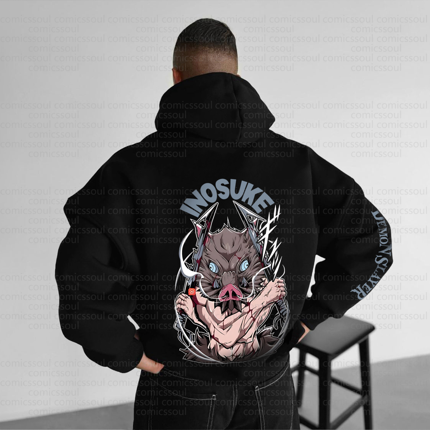 Unisex “Demon slayer” Graphic Streetwear Vintage Hoodie