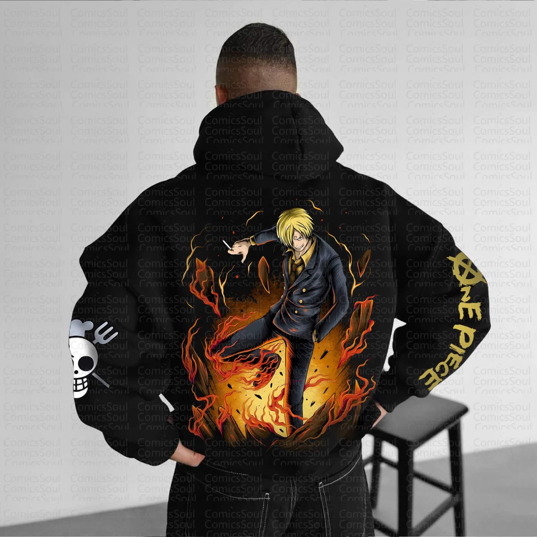 Unisex Anime Graphic Streetwear Vintage Hoodie丨Demon Slayer X Pokémon