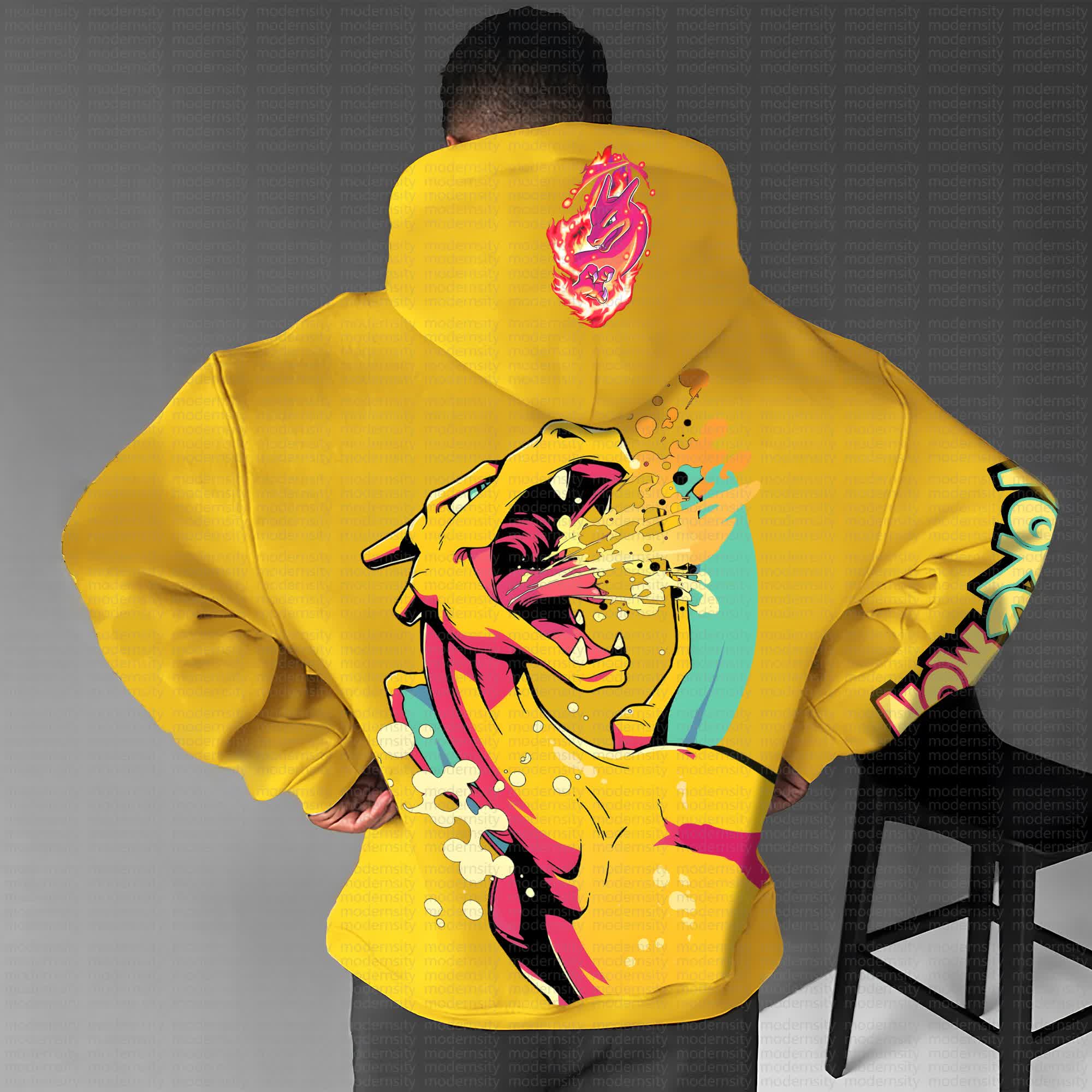 Unisex “Pokémon” Anime Graphic Streetwear Vintage Hoodie